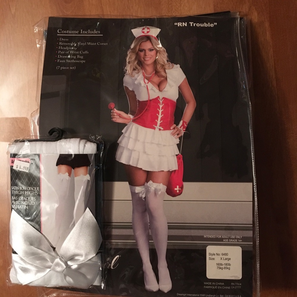 Women's Dreamgirl RN Trouble Costume XL